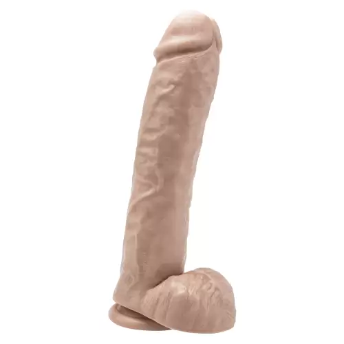 Dildo-COCK 11 INCH W/ BALLS FLESH