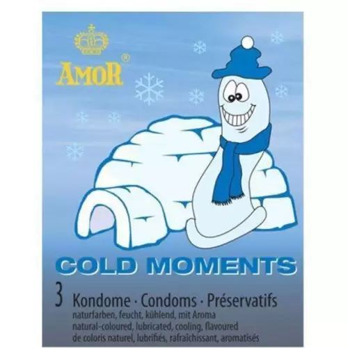 Prezerwatywy-Amor COLD moments 3pcs