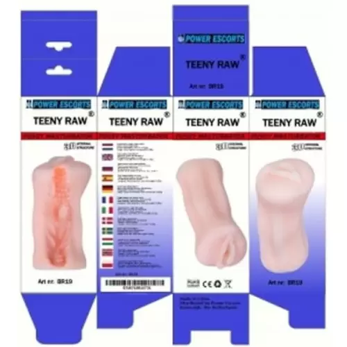 Teeny raw flesh masturbator