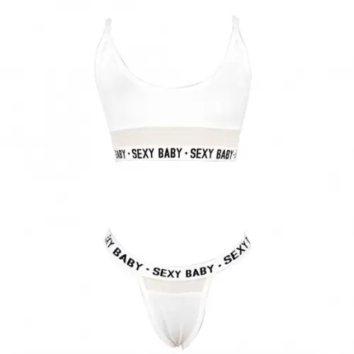 Kinky Pleasure - Sexy Lingerie - medium - white KPL02
