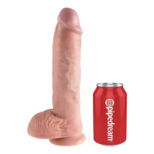 Dildo-COCK 10 INCH W/ BALLS SKIN
