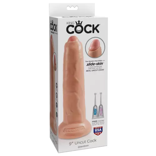 Dildo-Cock 9 Inch Uncut