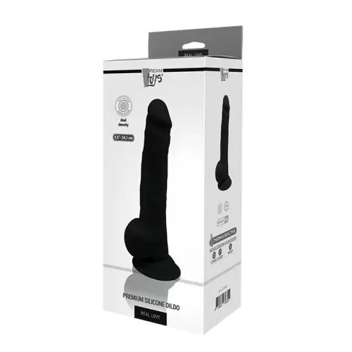 DREAM TOYS REAL LOVE DILDO 9,5INCH BLACK