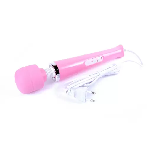 Stymulator-Magic Massager Wand Cable 110-240V Pink 10 Function