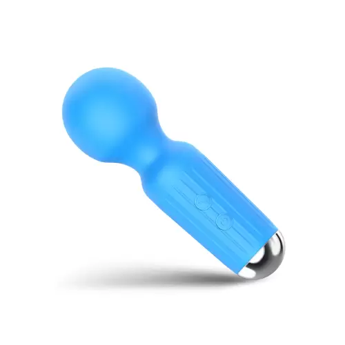 Stymulator-Rechargeable Mini Masager USB 20 Functions - Blue