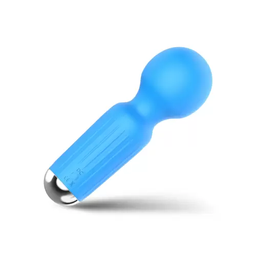 Stymulator-Rechargeable Mini Masager USB 20 Functions - Blue
