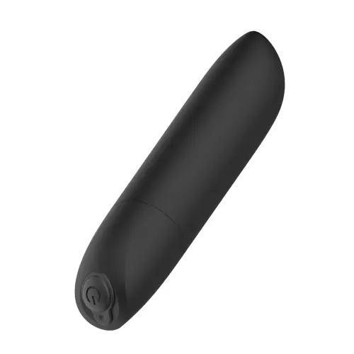 Stymulator-Rechargeable Powerful Bullet Vibrator USB 20 Functions - Shine Black