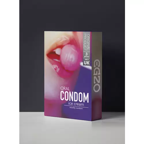 Prezerwatywy EGZO Oral condom ICE CREAM 3pc