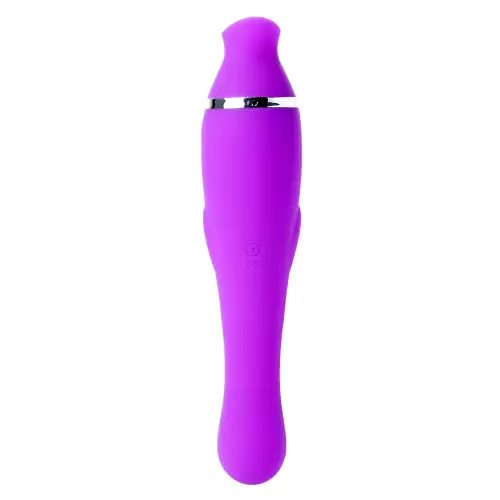 Wibrator-KELLY Purple - 12- vibrating / 8 suction functions USB