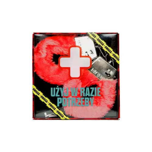 Kajdanki-Awaryjne Kajdanki Czerwone