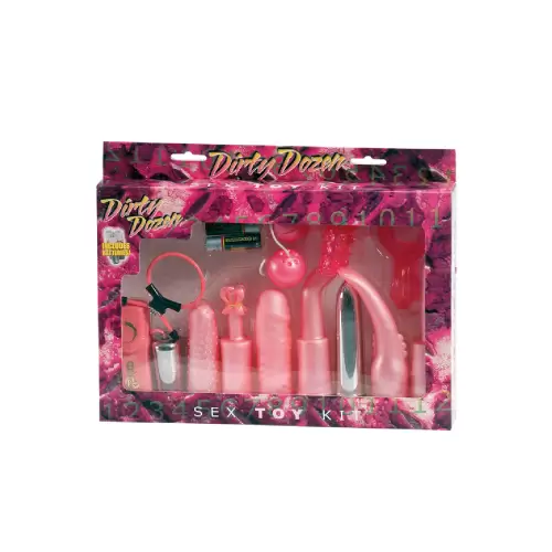 Zestaw-DIRTY DOZEN SEX TOY KIT PINK