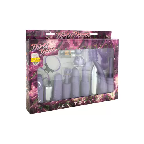 Zestaw-DIRTY DOZEN SEX TOY KIT PURPLE