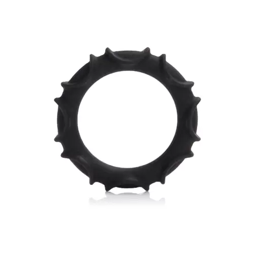 Pierścień-ATLAS SILICONE RING BLACK