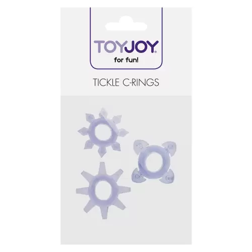 Pierścień-TICKLE C-RINGS PURPLE
