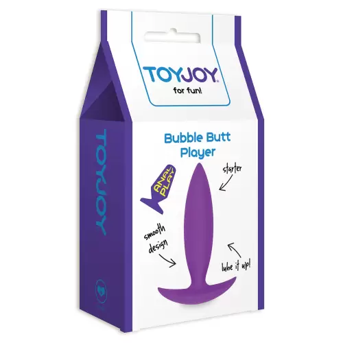 Plug-BUBBLE BUTT PLAYER STARTER PURPLE