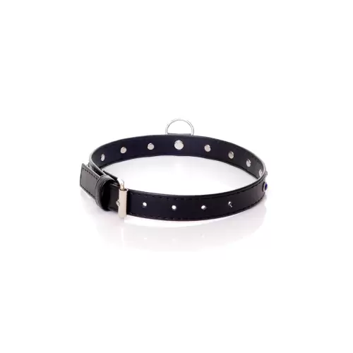 Fetish Boss Series Collar - 2 cm navy blue crystal