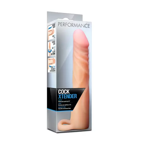 Stymulator-PERFORMANCE COCK XTENDER BEIGE
