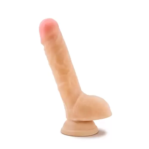 Dildo-AU NATUREL 9INCH SENSA FEEL DILDO BEIGE