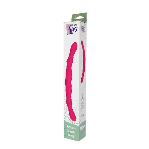 Dildo-DREAM TOYS SILICONE DOUBLE DONG