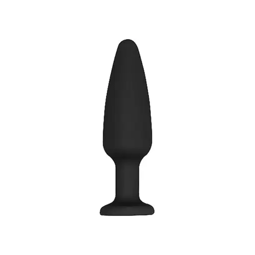 Cone-Shaped Diamond Butt Plug - Black