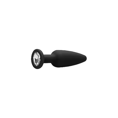 Cone-Shaped Diamond Butt Plug - Black