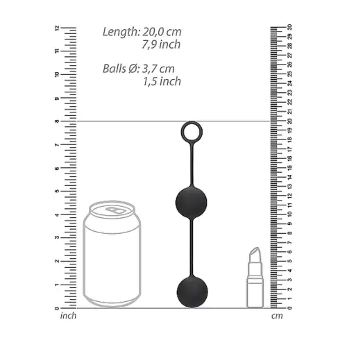 Geisha Twin Balls Deluxe - Black
