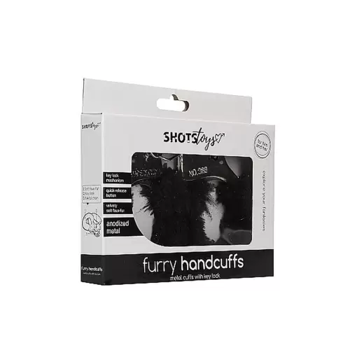 Furry Handcuffs - Black