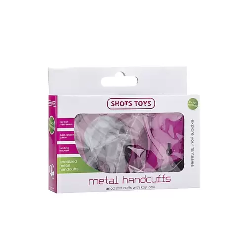 Metal Handcuffs - Pink