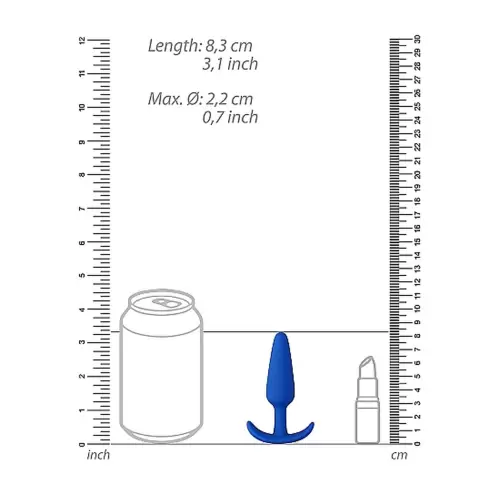 Slim Butt Plug - Blue