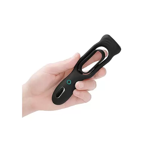 N0. 88 - Vibrating Rechargeable Cock Ring - Black