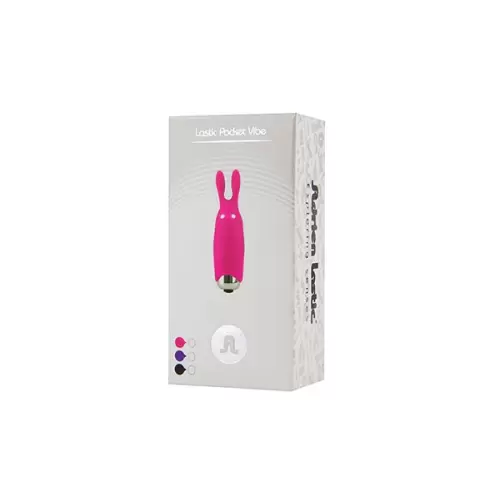Stymulator-Wibrator - Lastic pocket vibe RabbitPink