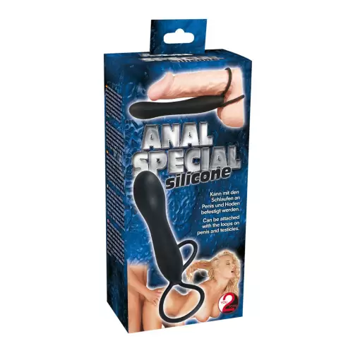 Proteza-5052340000 Anal Special Bl Sil.-Wibrator