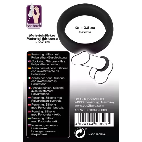 Pierścień-5180930000 BV Cock Ring 3,8cm-Wibrator