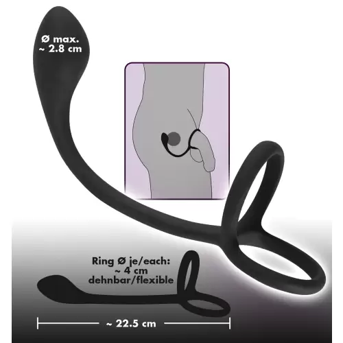 Plug-5329750000 BV Cock + Ball ring-Wibrator