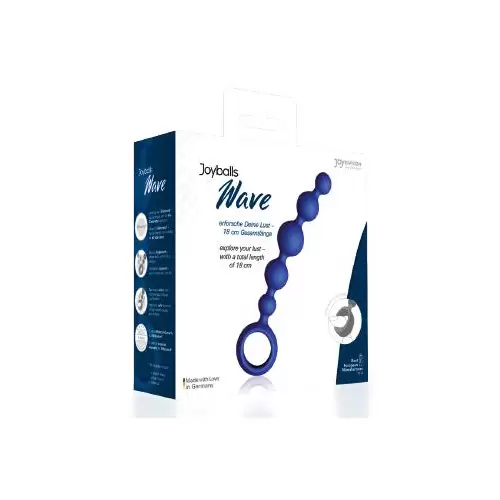 Plug/kulki-Joyballs anal Wave, short, blue