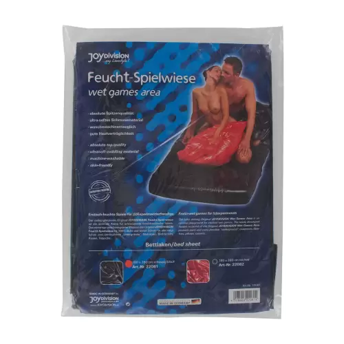 BDSM-Wet games area, bed sheet,180 x 260 cm, black