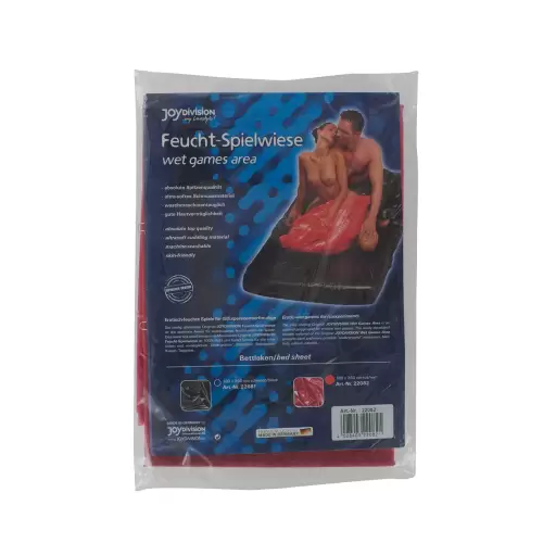 BDSM-Wet games area, bed sheet, 180 x 260 cm, red