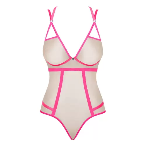 Bielizna-Nudelia body różowe S/M
