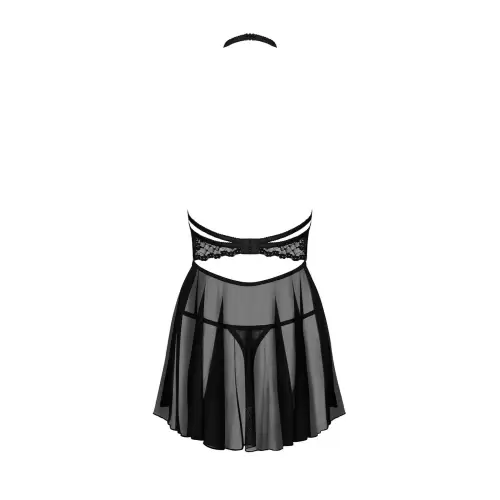Bielizna-Nettsy babydoll i stringi czarna S/M
