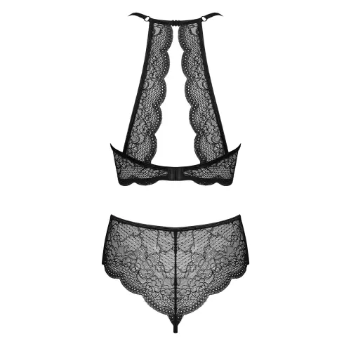 Bielizna-Pearlove komplet 2-częściowy czarny S/M