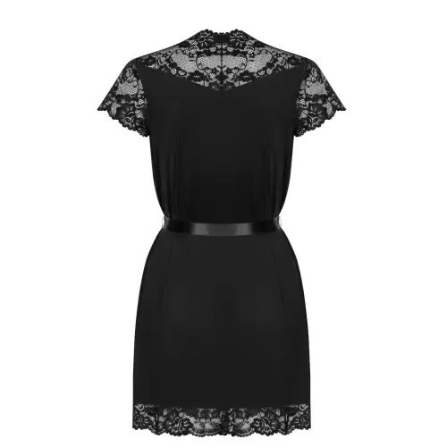 Bielizna-810-PEI-1 szlafrok czarny S/M