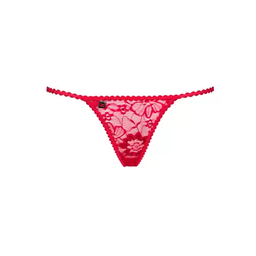 Bielizna-Hetea stringi czerwone L/XL