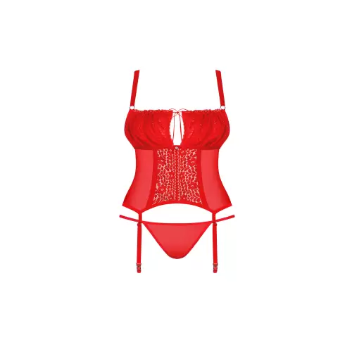 Bielizna-Blossmina gorset i stringi 6XL/7XL