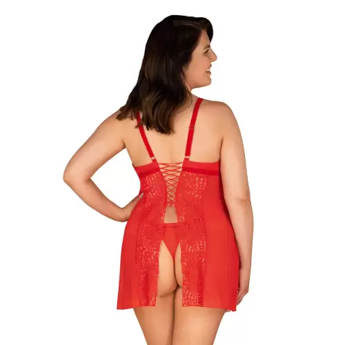 Bielizna-Blossmina koszulka i stringi 6XL/7XL