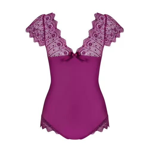 Bielizna-Moketta body fioletowe S/M
