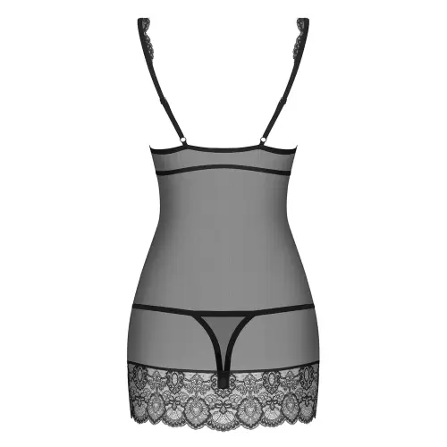 Bielizna-853-CHE-1 koszulka i stringi L/XL