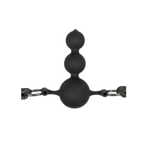 Knebel-Ball Gag With Silicone Beads
