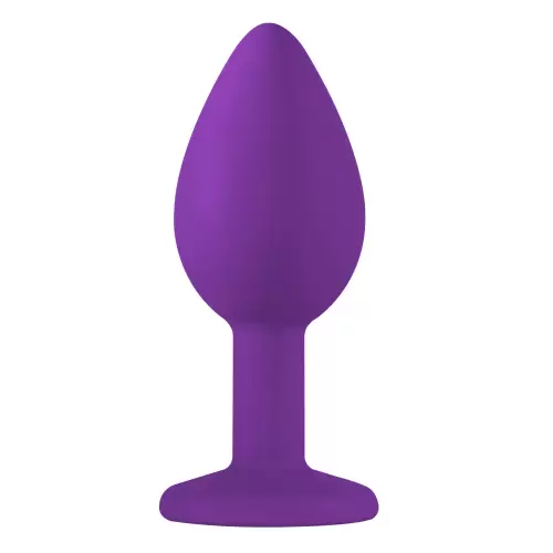 Plug-Anal Emotions Cutie Small PURPLE light Blue crystal