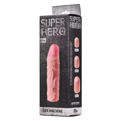 Stymulator-Penis sleeve SUPER HERO Sex Machine