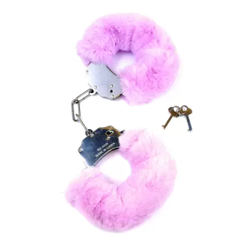 Kajdanki Fetish Boss Series- Furry Cuffs Purple